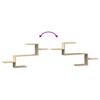 vidaXL Estante de pared madera ingenier&iacute;a roble Sonoma 104x15x49 cm