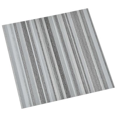 vidaXL Lamas para suelo autoadhesivas 55 piezas PVC 5,11 m² gris claro