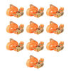 vidaXL Correas de sujeci&oacute;n de trinquete 10 uds 0,4 T 6mx25mm naranja