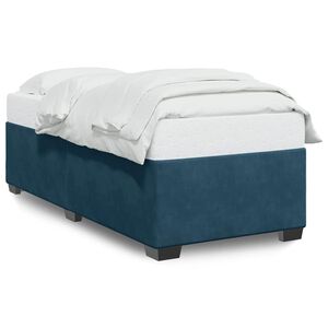 vidaXL Estructura de cama de terciopelo azul 80x200 cm
