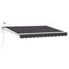 vidaXL Toldo Retr&aacute;ctil El&eacute;ctrico Antracita 3,5 x 2,5 m