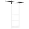vidaXL Puerta Corredera ORKDAL y Negro 83 x 211 cm