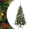 vidaXL &Aacute;rbol de Navidad artificial con ramas articuladas Verde 120 cm