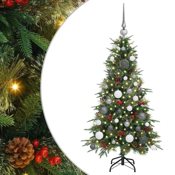 vidaXL &Aacute;rbol de Navidad artificial con ramas articuladas Verde 120 cm