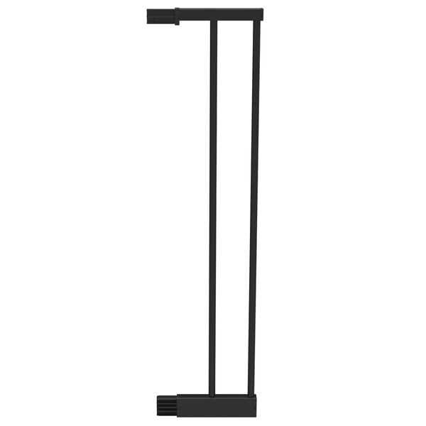 Noma Extension de puerta Easy Pressure Fit 14 cm metal negra 93835