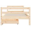 vidaXL Estructura de cama para ni&ntilde;os con cajones madera pino 90x200 cm