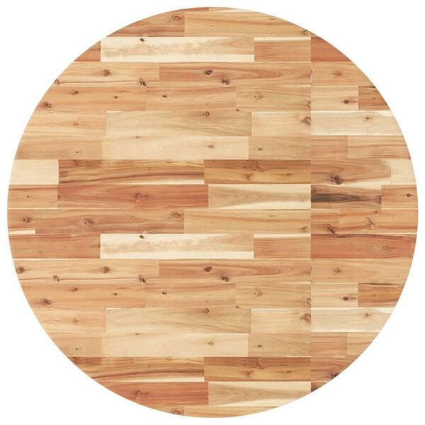 vidaXL Tablero de mesa redondo madera maciza de acacia &Oslash;90x4 cm