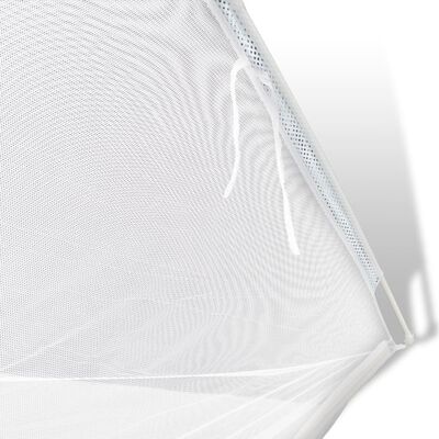 vidaXL Tienda de campaña de fibra de vidrio blanco 200x180x150 cm
