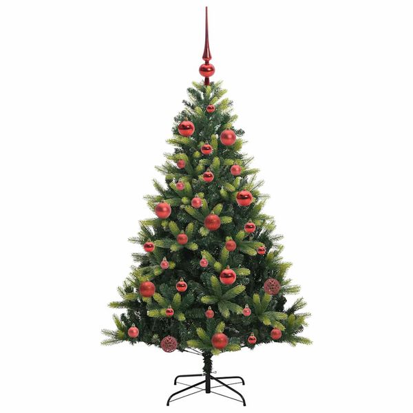 vidaXL &Aacute;rbol de Navidad Artificial Articulado 150 LEDs Verde 150 cm