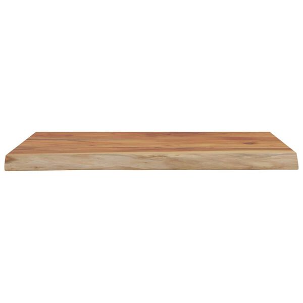 vidaXL Estante pared rectangular madera acacia borde vivo 50x40x2,5 cm