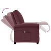 vidaXL Sill&oacute;n reclinable el&eacute;ctrico tela color morado