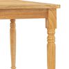 vidaXL Conjunto de comedor de jard&iacute;n 7 piezas madera maciza de teca