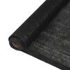 vidaXL Red de privacidad HDPE 2x10 m negro