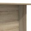 vidaXL Mesa de comedor madera contrachapada roble sonoma 110x60x75cm