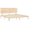 vidaXL Estructura de cama sin colch&oacute;n madera maciza de pino 200x200 cm
