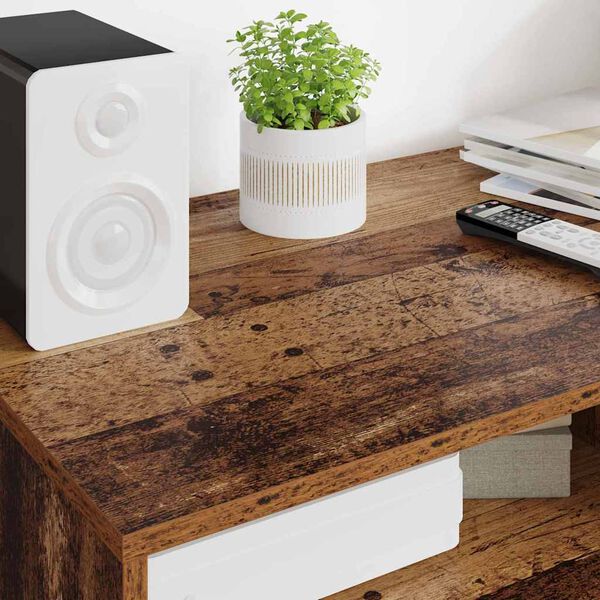 vidaXL Gabinete de TV con caj&oacute;n Madera Vieja 100 x 48 x 43 cm