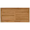 vidaXL Encimera Rectangular Madera de teca maciza Natural