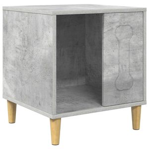 vidaXL Casa para perros Gris Hormig&oacute;n 44 x 42 x 49 cm