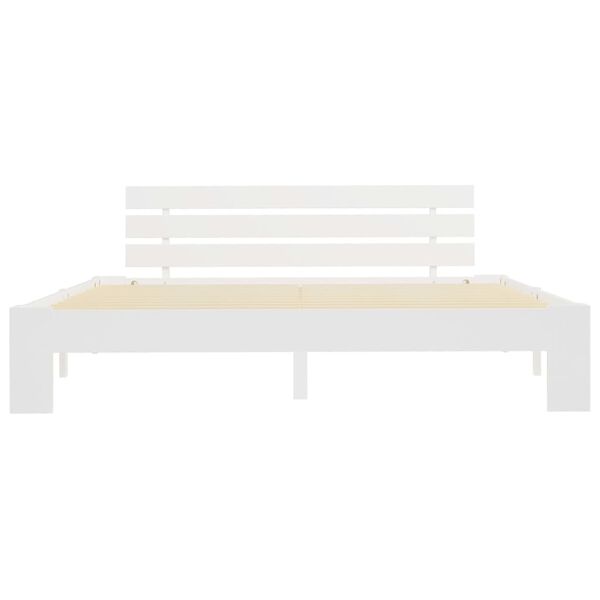 vidaXL Estructura de cama sin colchón madera maciza de pino 160x200 cm