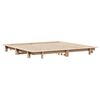 vidaXL Estructura de cama sin colchón madera maciza de pino 180x200 cm