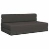 vidaXL Colch&oacute;n de sof&aacute; cama plegable Gris oscuro 152 x 86,5 x 60 cm