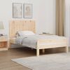 vidaXL Cabecero de cama de pared madera maciza de pino 108x3x60 cm