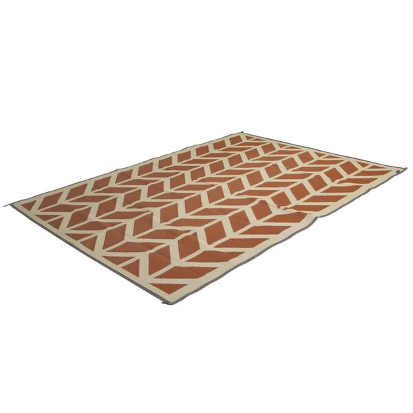Bo-Camp Alfombra de exterior Chill mat Flaxton color arcilla M 2x1,8 m