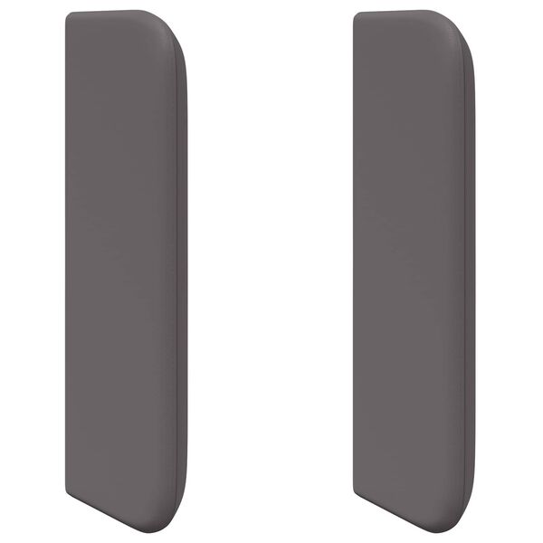 vidaXL Oreja de cabecero 2 pcs Gris 40 x 16 x 5 cm