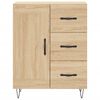 vidaXL Aparador alto madera contrachapada color roble 69,5x34x180 cm