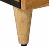 vidaXL Armario de Noche Natural 40 x 33 x 46 cm Madera de mango maciza
