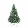 vidaXL &Aacute;rbol de Navidad Artificial Preiluminado Verde 240 cm PVC