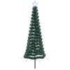 vidaXL &Aacute;rbol de Navidad de espumill&oacute;n con luces LED y estaca EKENAS