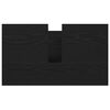 vidaXL Mueble de ba&ntilde;o con lavabo negro 60x34,5x60 cm