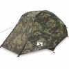 vidaXL Tienda de pesca para 3 personas impermeable camuflaje