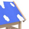 vidaXL Torre de Juego Marr&oacute;n Madera de pino macizo