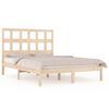 vidaXL Estructura de cama sin colch&oacute;n madera de pino maciza 120x200 cm