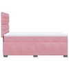 vidaXL Cama box spring con colch&oacute;n terciopelo rosa 90x200 cm