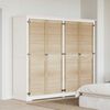 vidaXL Puerta de Armario con puerta 4 pcs Natural 140.5 x 2 x 59.5 cm