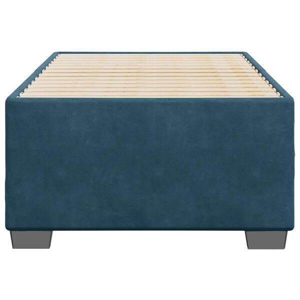 vidaXL Estructura de cama de terciopelo azul 90x190 cm