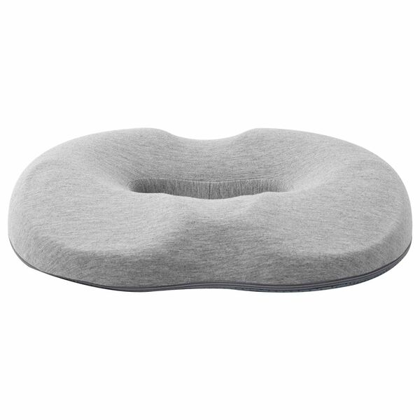 vidaXL Almohada para el asiento Gris Claro 42 x 36,5 x 8 cm