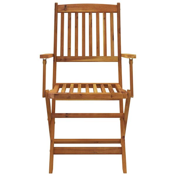 vidaXL Set comedor de jard&iacute;n plegable 7 piezas madera maciza de acacia