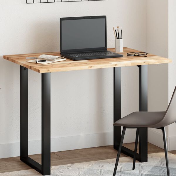 vidaXL Tablero de mesa rectangular madera maciza de acacia 120x70x2 cm