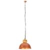 vidaXL L&aacute;mpara colgante industrial redonda mango cobre 32 cm E27