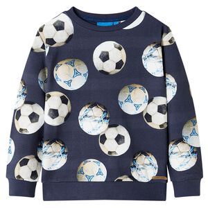 vidaXL Sudadera infantil azul marino 92