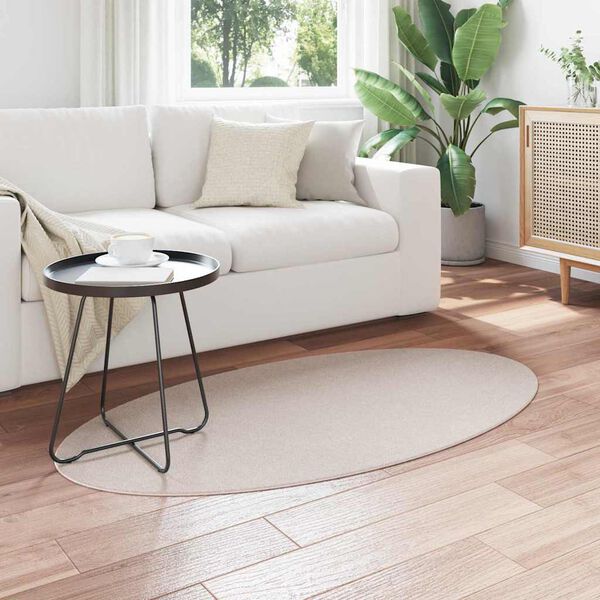 vidaXL Alfombra HUARTE Arena 150 x 80 cm 100% Poliéster