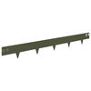 vidaXL Borde de C&eacute;sped 10 pcs 100 x 12 cm Acero Verde oliva