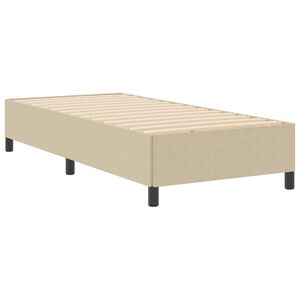 vidaXL Estructura de cama Verde grisáceo 100 x 200 cm Telas de pana