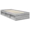 vidaXL Estructura de cama Gris Sonoma 90 x 200 cm Madera de ingenier&iacute;a