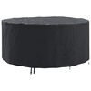 vidaXL Funda para muebles 200 x 200 x 71 cm Tela Oxford 210D Redondo