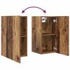 vidaXL Conjunto de mueble de TV Montaje en la pared 6 pcs Madera Vieja